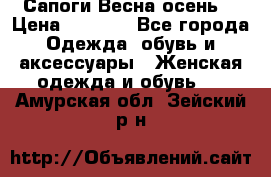 Сапоги Весна осень  › Цена ­ 1 700 - Все города Одежда, обувь и аксессуары » Женская одежда и обувь   . Амурская обл.,Зейский р-н